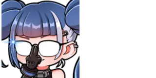 😎 anime, middle finger, glasses, character, attitude telegram sticker
