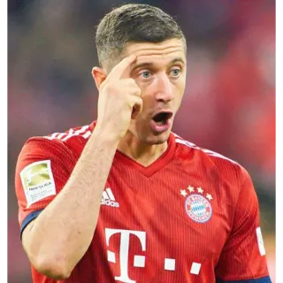 💆‍♂ Robert Lewandowski fútbol, fútbol, atleta, deportes, jugador telegram sticker