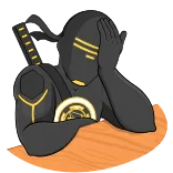 🤦 Ninja, Guerrero, Espada, Anime, Videojuego, Personaje, Arte whatsapp sticker