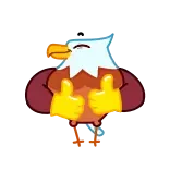 Beefy Eagle @TgEmodziBot telegram emojis 👍