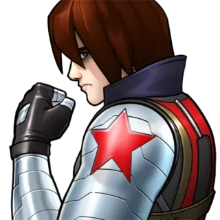 😁 Winter Soldier comic book, marvel, superhero, soldier, Bucky Barnes telegram sticker