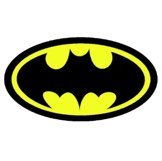 ☎ Batman Batman, Logo, DC Comics, Superhéroe, Símbolo telegram sticker