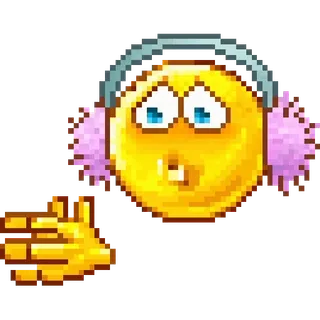 🥶 Emoji, Pixel art, Mùa đông, Tai nghe, Cử chỉ whatsapp sticker