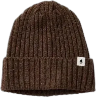 🍀 beanie, hat, winter, brown, knit, clothing, accessory telegram sticker