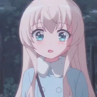 🕸 Anime, Dziewczyna, Słodkie, Kreskówka, Manga, Kawaii telegram sticker