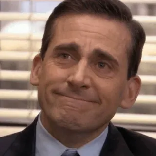 ⭐️ Michael Scott The Office michael scott, the office, comedy, tv serie, lustig, steve carell telegram sticker