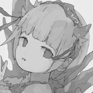 😠 Anime, Mädchen, Süß, Manga, Digitale Kunst, Illustration telegram sticker