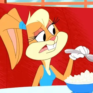 🥕 Lola Bunny Looney Tunes Dibujo animado, Personaje, Conejo, Lola Bunny, Looney Tunes telegram sticker