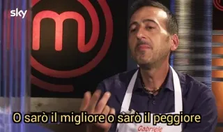 🤔 Gabriele O sarò il migliore o sarò il peggiore telegram sticker
