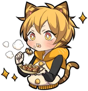 Tiger Kitten by SR telegram stickers