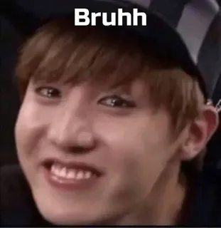 🙂 Bruhh bruh, meme, faccia, divertente whatsapp sticker