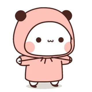 ☺️ Cartoon, Niedlich, Panda, Tier, Kawaii telegram sticker