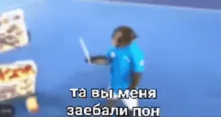 🐒 Та вы меня заебали пон whatsapp sticker