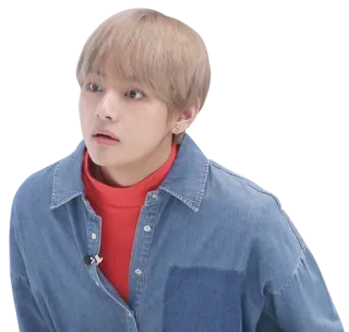 😳 V K-Pop, BTS, Idol, Sänger, Promi telegram sticker