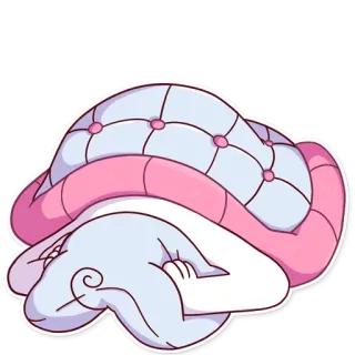 🙉 triste, deprimido, almohada, dibujo animado, molesto, llorando, emocional whatsapp sticker
