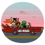 🚗 LAS VEGAS Las Vegas, Du lịch, Phượt, Hoạt hình, Xe hơi, Phiêu lưu whatsapp sticker