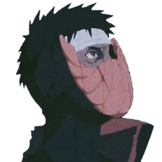 🤔 Obito Uchiha Naruto Anime, Naruto, Obito Uchiha, Postać, Manga telegram sticker
