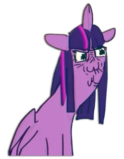 😤 Twilight Sparkle My Little Pony 조랑말, 만화, 웃긴, 밈, 동물 whatsapp sticker
