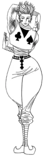 🤗 Hisoka Hunter x Hunter anime, manga, clown, cards telegram sticker
