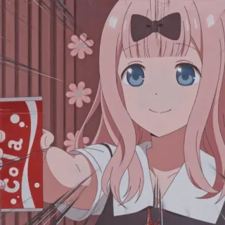 🎀 Chika Fujiwara Kaguya-sama: Love Is War anime, chika fujiwara, kaguya-sama, love is war, cute, kawaii telegram sticker