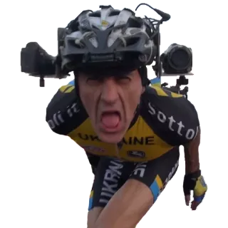 🎥 UKRAINE ciclista, motociclista, Ucraina, bicicletta, sport telegram sticker