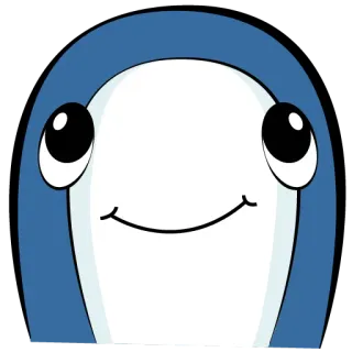 😊 Dibujo animado, Personaje, Lindo, Sonriendo, Animación, Blob telegram sticker