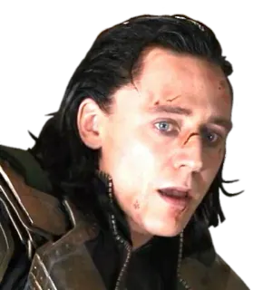 😮 Loki Loki, Marvel, Tom Hiddleston, character, superhero, villain telegram sticker