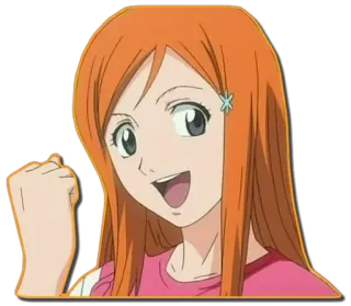 ✊ Orihime Inoue Bleach anime, manga, character, girl, orihime, bleach telegram sticker