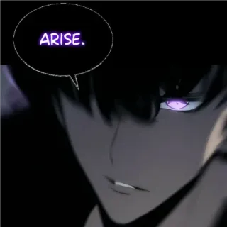 🙂 ARISE. Anime, Manhwa, Solo Leveling, Magia, Fantasia telegram sticker