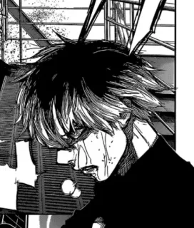 ☕ Ken Kaneki Tokyo Ghoul Anime, Manga, Tokyo Ghoul, Ken Kaneki, Triste, Piangendo telegram sticker