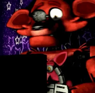 ⛓ Foxy Five Nights at Freddy's Animatronique, Renard, Jeu, Horreur whatsapp sticker