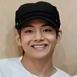😁 V kpop, sänger, v, bts, idol, promi telegram sticker