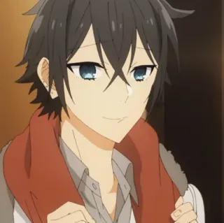 🌀 Izumi Miyamura Horimiya Anime, Personaje, Horimiya, Manga, Izumi Miyamura, Sonriendo telegram sticker