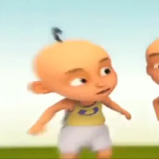 👶 Ipin Upin & Ipin Cartoon, Figur, Baby, Ipin, Upin & Ipin telegram sticker