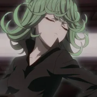 🥊 Tatsumaki One-Punch Man Anime, Tatsumaki, One-Punch Man, Postać, Esper, Bohater telegram sticker