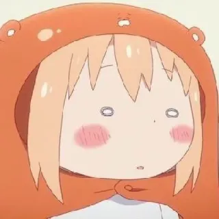 🍊 Umaru Doma Himouto! Umaru-chan anime, umaru, himouto, kawaii, cute, manga, otaku telegram sticker