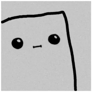 😐 кот, наклейка, милый, мультфильм, животное, каваии telegram sticker