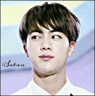 📎 Satan kpop, 粉丝, 偶像, 歌手, 肖像, 男人 telegram sticker