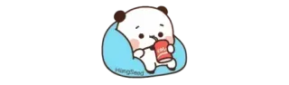 🍼 cola fofo, cachorro, bebida, refrigerante, soda telegram sticker