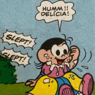 😋 Monica and Friends HUMM!!
DELÍCIA! Kartun, Turma da Mônica, Komik Brasil, Makanan, Lezat, Komik strip telegram sticker