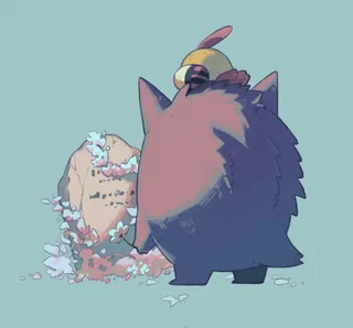 🪦 Gengar Pokemon whatsapp sticker