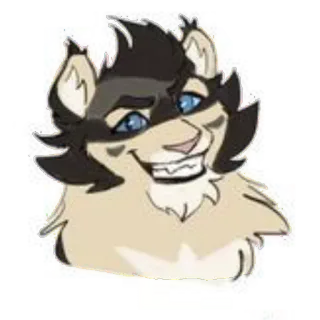 😼 Katze, Tier, Cartoon, Sticker, Katzenartig telegram sticker