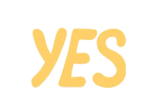 ✅ YES sì, accordo, affermazione, conferma telegram sticker