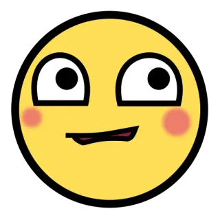 😳 Emoji, Smiley, Meme, Faccia, Giallo telegram sticker