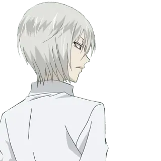 😒 Anime, Rambut putih, Manga, Karakter telegram sticker