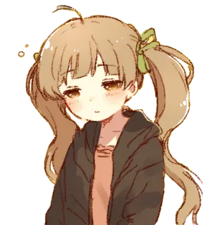 💤 アニメ, 女の子, かわいい, 漫画, ステッカー, イラスト, アート telegram sticker