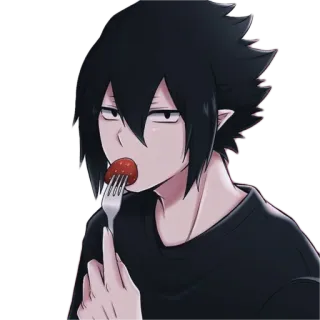 🍓 Tamaki Amajiki My Hero Academia Anime, Manga, Tamaki Amajiki, My Hero Academia, Essen, Erdbeere telegram sticker