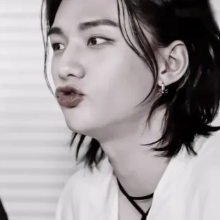 🐾 portrait, person, hairstyle, k-pop, male, face telegram sticker