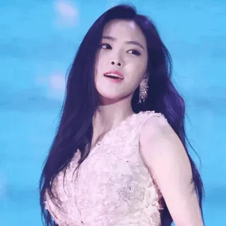 🦄 女性, ポートレート, ドレス, 歌手, パフォーマー, 韓国 telegram sticker