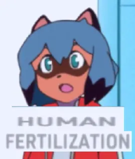 😏 HUMAN FERTILIZATION fecondazione, umano, biologia, scienza, anatomia telegram sticker
